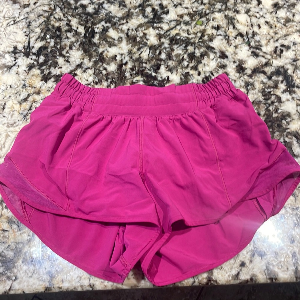 Lulu lemon shorts pink size 4